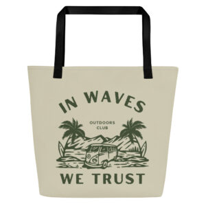 Stofftasche mit Innenfach “IN WAVES”