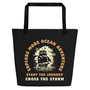 Stofftasche mit Innenfach “Explore More Ocean Aventure”