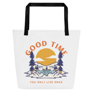 Stofftasche mit Innenfach “GOOD TIME”