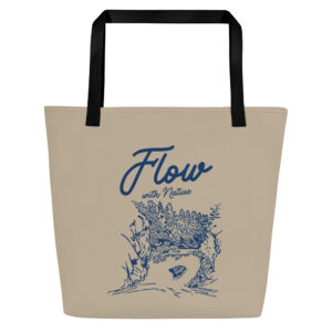 Stofftasche mit Innenfach “FLOW with Nature”