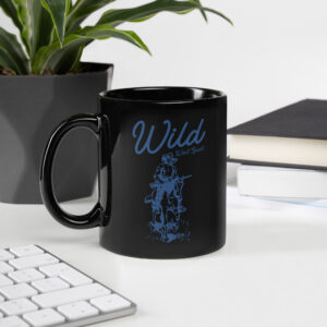 Schwarze glänzende Tasse “Wild West Spirit”