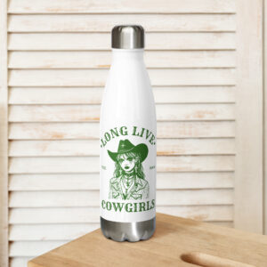 Edelstahl Trinkflasche “LONG LIFE COWGIRLS”