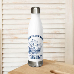 Edelstahl Trinkflasche “Wind In My Sails”