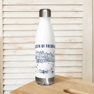 Edelstahl Trinkflasche “Breath Of Fresh Air”