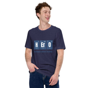 Unisex T-Shirt “HErO” (Periodensystem)