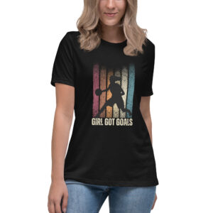 Damen T-Shirt “GIRL GOT GOALS”