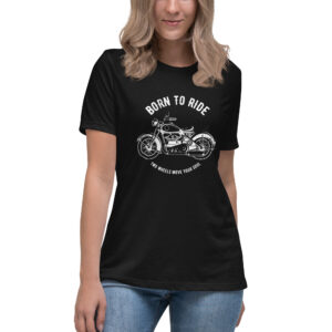 Damen T-Shirt “Born to Ride”