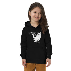 Kids Eco Hoodie “Ghost Cat”