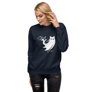 Unisex Premium Sweatshirt “Ghost Cat”